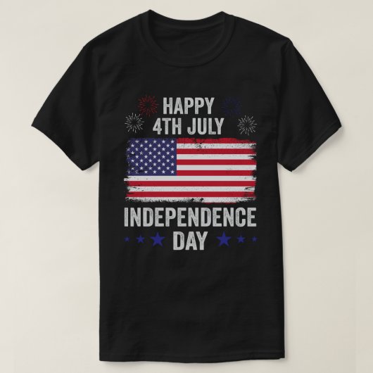 Independence Day, Patriotic Shirt independence day Tシャツ (デザイン正面)