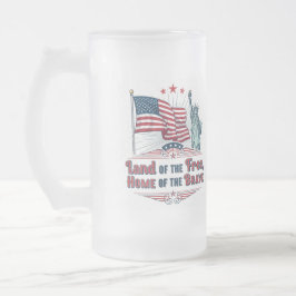 Independence Day - Statue of Liberty Mug フロストグラスビールジョッキ