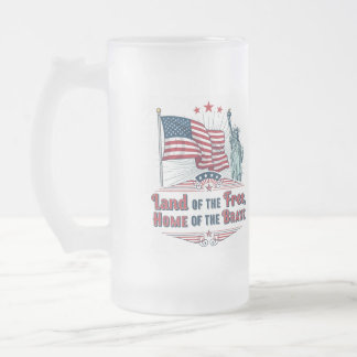 Independence Day - Statue of Liberty Mug フロストグラスビールジョッキ