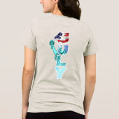 Independence Day | Women トライブレンドTシャツ (裏面)