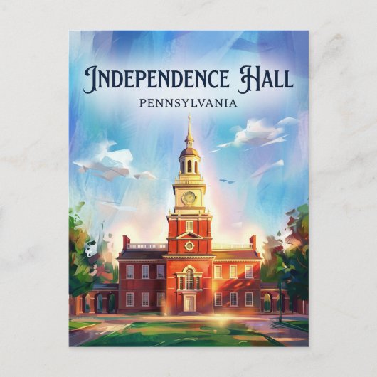 Independence Hall Pennsylvania ポストカード (正面)
