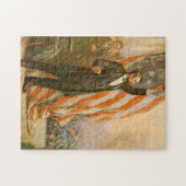 IndependentヴィンテージのAbeリンカーンのアメリカの大統領 ジグソーパズル (横)