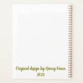 Independent by nature journal  sunflower プランナー手帳 (裏面)