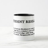 Independent researcher マグカップ (中央)
