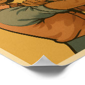 Indestructable Lovergirl Vintage Style Poster ポスター (角)