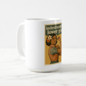 Indestructible Lover Girl Mug コーヒーマグカップ (正面左)