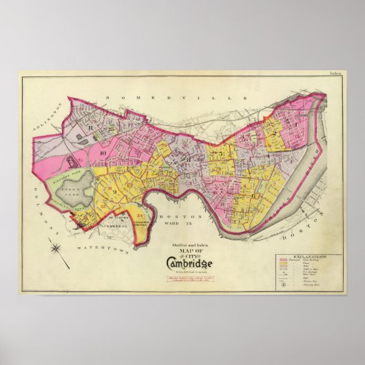 Index of Cambridge Atlas ポスター (正面)