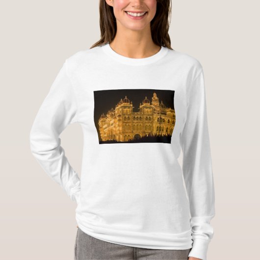 INDIA、カナタカ州、マイスール:マハラジャ宮殿 ( Tシャツ (正面)