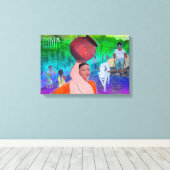 India キャンバスプリント (インサイチュ (ウッドフロア))