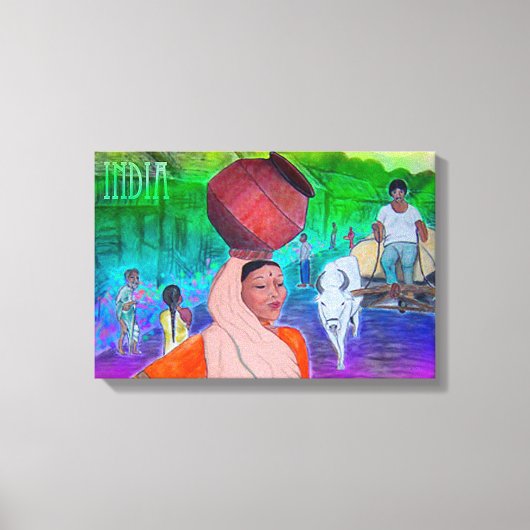 India キャンバスプリント (正面)