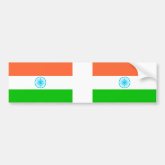 INDIA Carflag, sticker バンパーステッカー