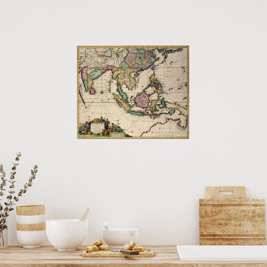 India & Ceylon to Australia ポスター (キッチン)