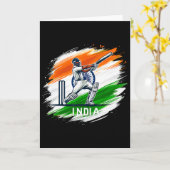 India Cricket 3  カード (黄色い花)
