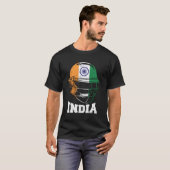 India Cricket For FansジャージーインディアンCricket Tシャツ (正面フル)