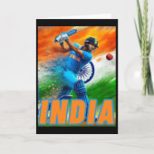 India Cricket Supporters Jersey - Indian Cricket F カード (正面)