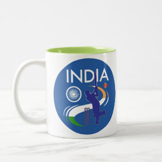India Cricket Team Mug ツートーンマグカップ