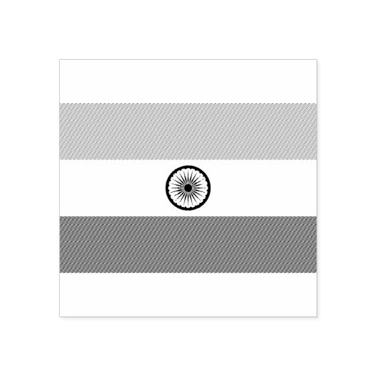 India flag  ラバースタンプ (インプリント)