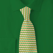 India Flag Brick Pattern ネクタイ