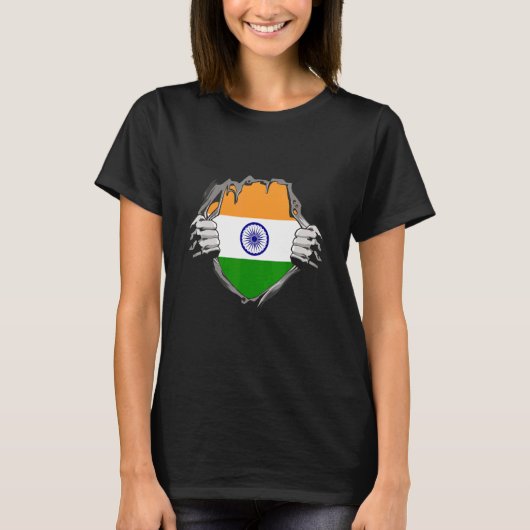 India flag tシャツ (正面)