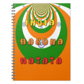 INDIA MATATA HAKUNA ノートブック (正面)