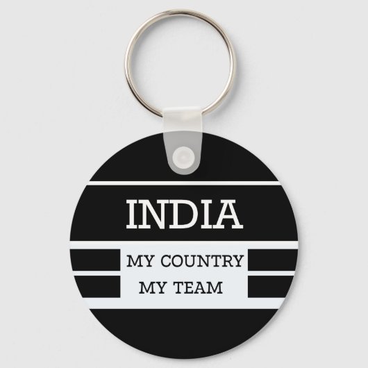 India My Country My Team Concept キーホルダー (正面)
