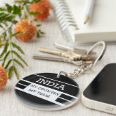 India My Country My Team Concept キーホルダー (正面右)