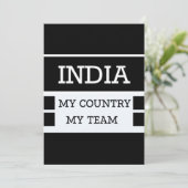 India My Country My Team Concept 招待状 (スタンド正面)