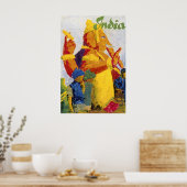 India Painting Ganesh Print Hindi Art ポスター (キッチン)