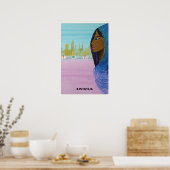 India Painting Travel Poster Indian Art Print ポスター (キッチン)