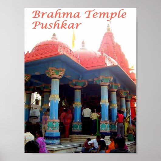 India - Pushkar - Brahma Temple - ポスター (正面)