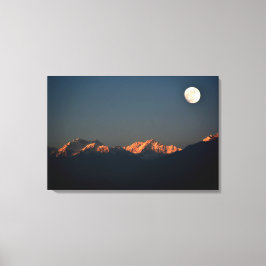 India - Sikkim, Pelling sunset キャンバスプリント