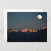 India - Sikkim, Pelling sunset ポストカード (正面/裏面)