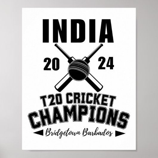 India T20 Cricket Champions  ポスター (正面)