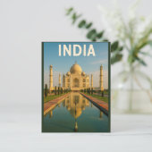 India – The Majestic Taj Mahal ポストカード (スタンド正面)