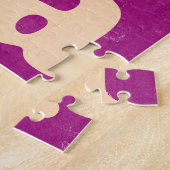 India Tiger Vintage travel poster ジグソーパズル (側面)