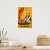 India Travel Poster Air-India Art Indian Print ポスター (キッチン)