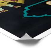 India Travel Poster Indian Print Elephant Art ポスター (角)