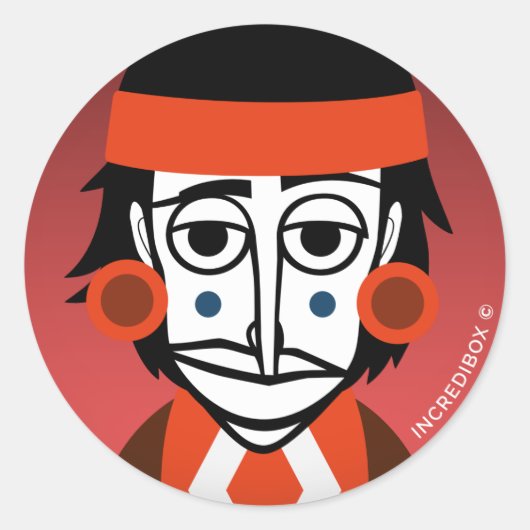 INDIAN ラウンドシール (正面)