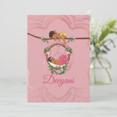 Indian baby girl being blessed by Ganesha 案内状 (スタンド正面)