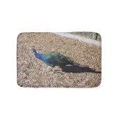 Indian Blue Peafowl bathmat バスマット (正面)
