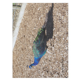 Indian Blue Peafowl tablecloth テーブルクロス