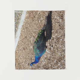 Indian Blue Peafowl tapestry タペストリー
