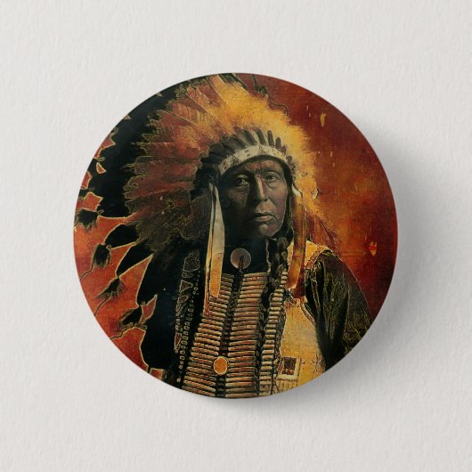 Indian_Chief 缶バッジ (正面)