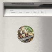 Indian Corn Basket Nature Personalized マグネット (インサイチュ (食洗機))