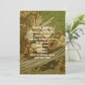 Indian Corn Wicker Basket Fall 招待状 (スタンド正面)