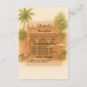 Indian Courtyard Destination wedding Escape エンクロージャーカード (正面)