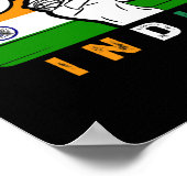 Indian Cricket Player Team Cricket Fans India Cric ポスター (角)