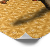 Indian Elephant w/Red Cloth ポスター (角)