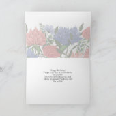 Indian Floral Birthday Card カード (内部)