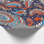 Indian floral paisley medallion pattern. Ethnic Ma ラッピングペーパー (角)